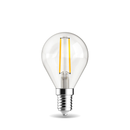 Ampoule à filaments LED E14 blanc chaud 470 lm 4 W INVENTIV