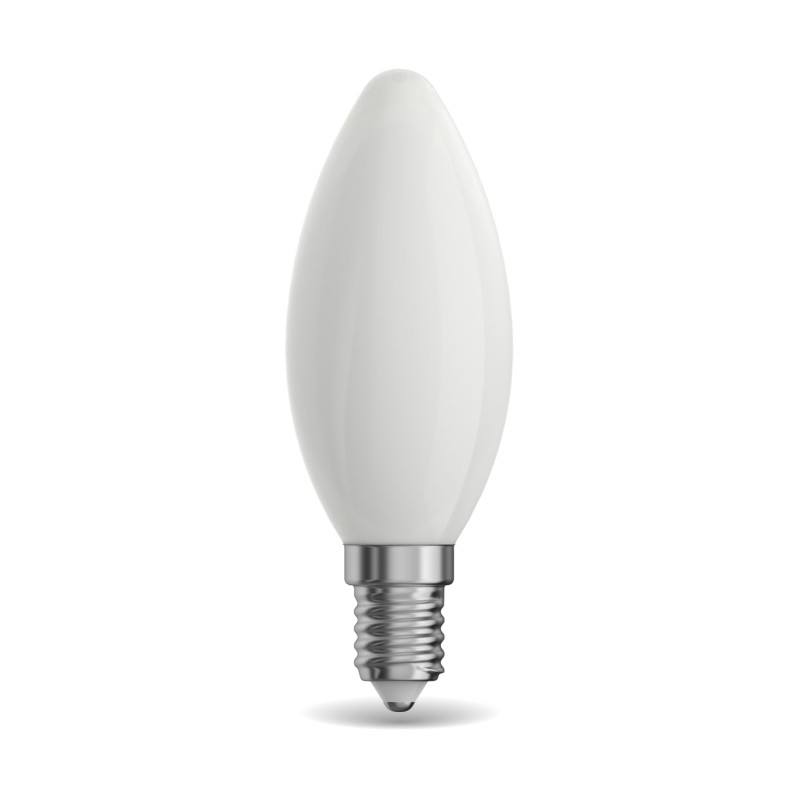 Ampoule flamme LED E14 blanc chaud 470 lm 4 W INVENTIV