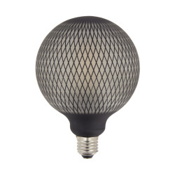 Ampoule filet noir LED E27 blanc chaud 250 lm 4 W XANLITE