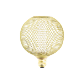 Ampoule cage dorée LED E27 blanc chaud 200 lm Ø 12,5 cm 4 W XANLITE