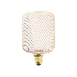 Ampoule à cage cuivrée LED E27 – lumière chaude 150 lm | XANLITE