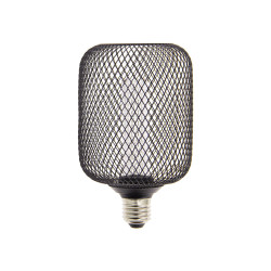 Ampoule Cage Noire LED E27 – Éclairage Doux | XANLITE