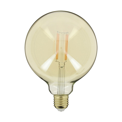 Ampoule à filaments ambrée LED E27 blanc chaud 600 lm 7 W XANLITE
