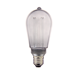 Ampoule Hologramme Edison E27 blanc chaud 100 lm 4 W XANLITE