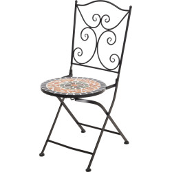 Chaise de jardin pliante Mosaïque