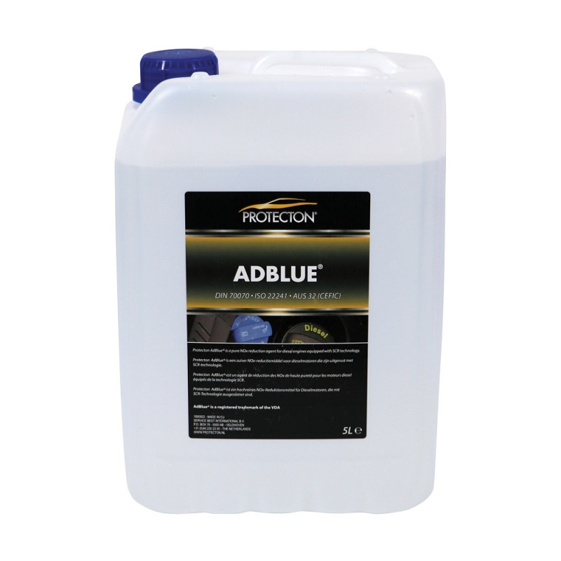 Fluide de réduction des gaz d'échappement AdBlue 5 L PROTECTON