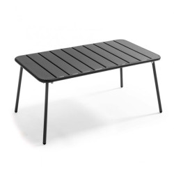 Table de jardin basse Palavas 90 x 50 x 40 cm