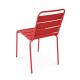 Chaise de jardin Palavas rouge