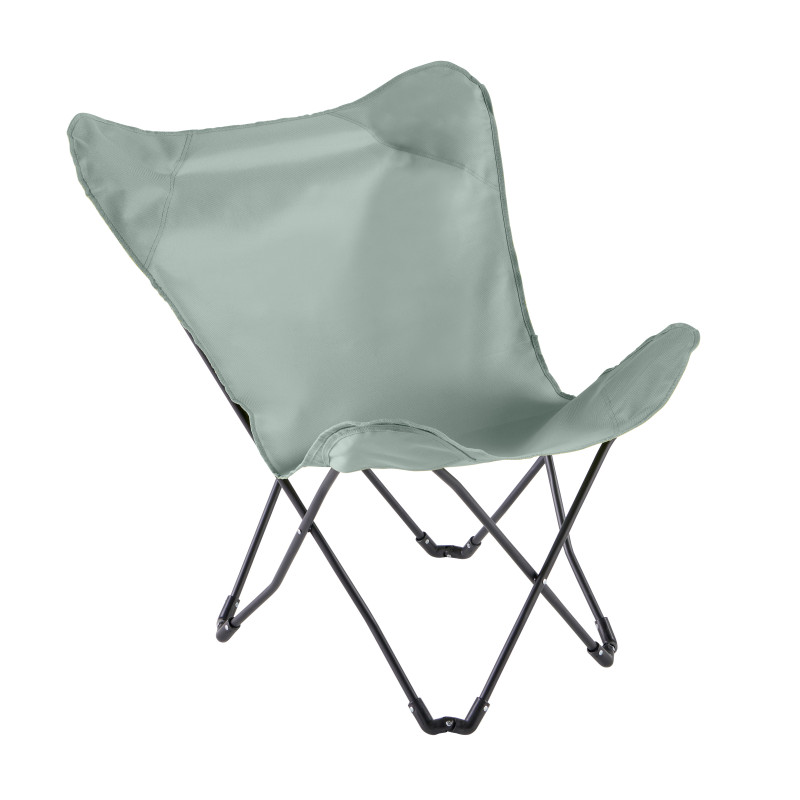 Chaise de jardin pliante Mariposa vert d'eau