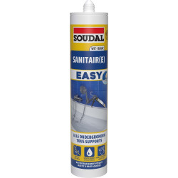 Mastic pour sanitaire Easy blanc 0,29 L SOUDAL