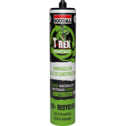 Colle de construction pour matériaux légers T-Rex 0,35 kg SOUDAL