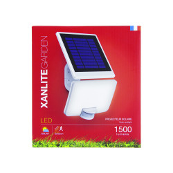 Projecteur LED avec détecteur blanc 1500 lm XANLITE Projecteur LED avec détecteur blanc 1500 lm XANLITE
