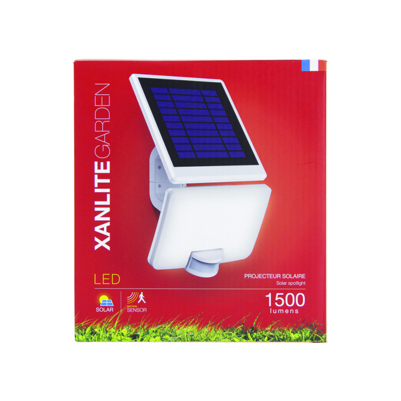 Projecteur LED avec détecteur blanc 1500 lm XANLITE Projecteur LED avec détecteur blanc 1500 lm XANLITE