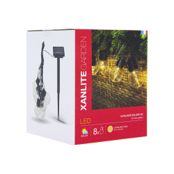 Guirlande lumineuse LED Guinguette 2700 K 5 m 8 x 1 W XANLITE Guirlande lumineuse LED Guinguette 2700 K 5 m 8 x 1 W XANLITE