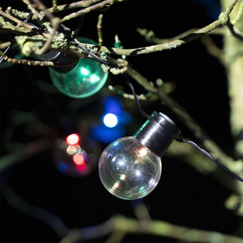 Guirlande lumineuse LED Guinguette RVB 5 m 8 x 1 W XANLITE Guirlande lumineuse LED Guinguette RVB 5 m 8 x 1 W XANLITE