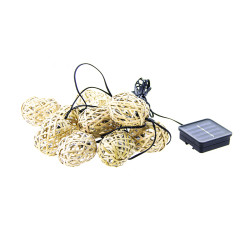 Guirlande lumineuse LED rotin 3000 K 5 m 10 x 1 W XANLITE Guirlande lumineuse LED rotin 3000 K 5 m 10 x 1 W XANLITE