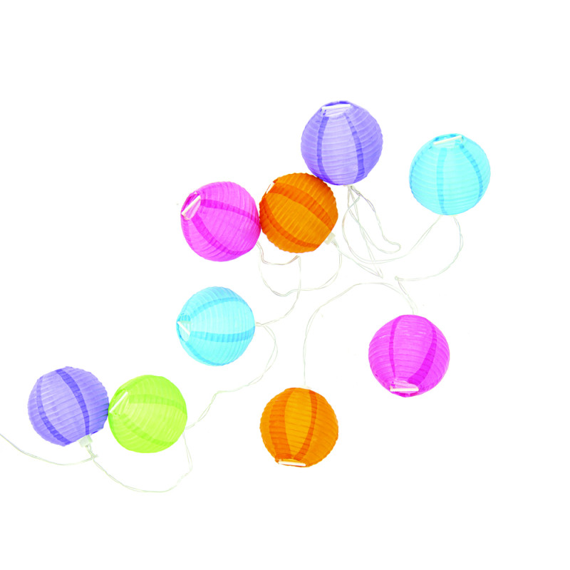 Guirlande lumineuse LED multicolore 2700 K 5 m 8 x 1 W XANLITE Guirlande lumineuse LED multicolore 2700 K 5 m 8 x 1 W XANLITE