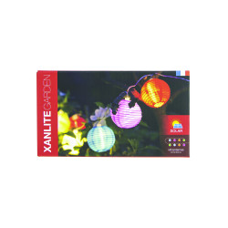 Guirlande lumineuse LED multicolore 2700 K 5 m 8 x 1 W XANLITE Guirlande lumineuse LED multicolore 2700 K 5 m 8 x 1 W XANLITE