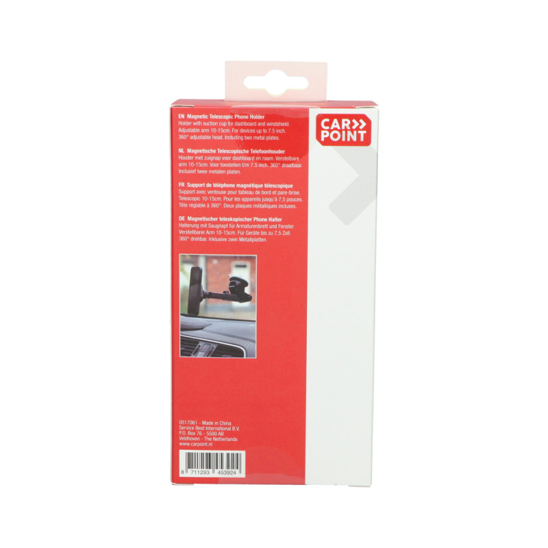 Support magnétique télescopique pour smartphone CARPOINT