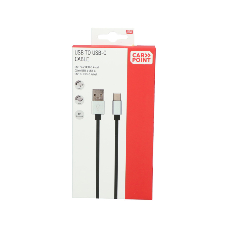 Câble USB - USB C 1 m CARPOINT