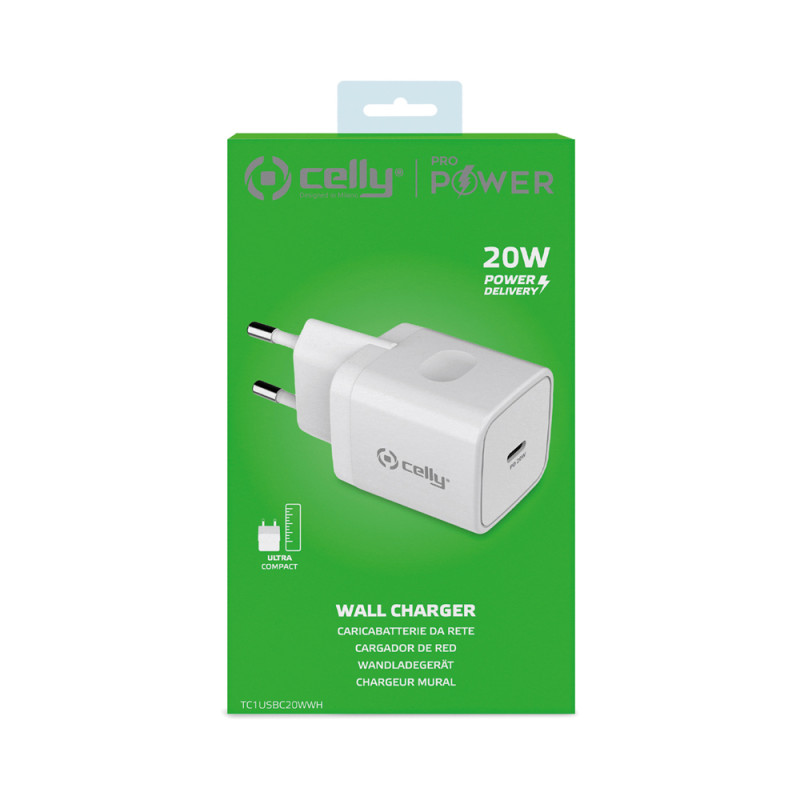 Chargeur mural compact USB C 20 W Chargeur mural compact USB C 20 W