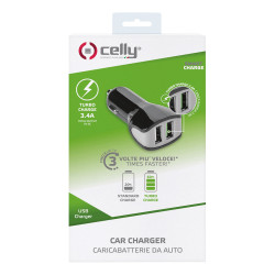 Chargeur de voiture double USB 3,4 A Chargeur de voiture double USB 3,4 A