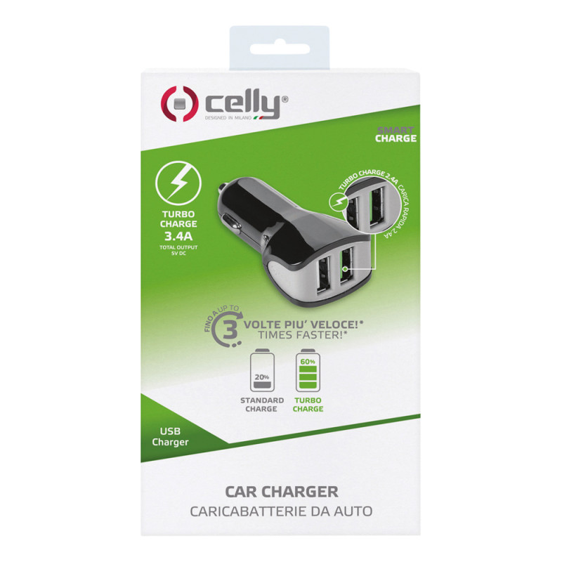 Chargeur de voiture double USB 3,4 A Chargeur de voiture double USB 3,4 A