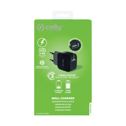 Chargeur secteur Turbo USB 2,4 A