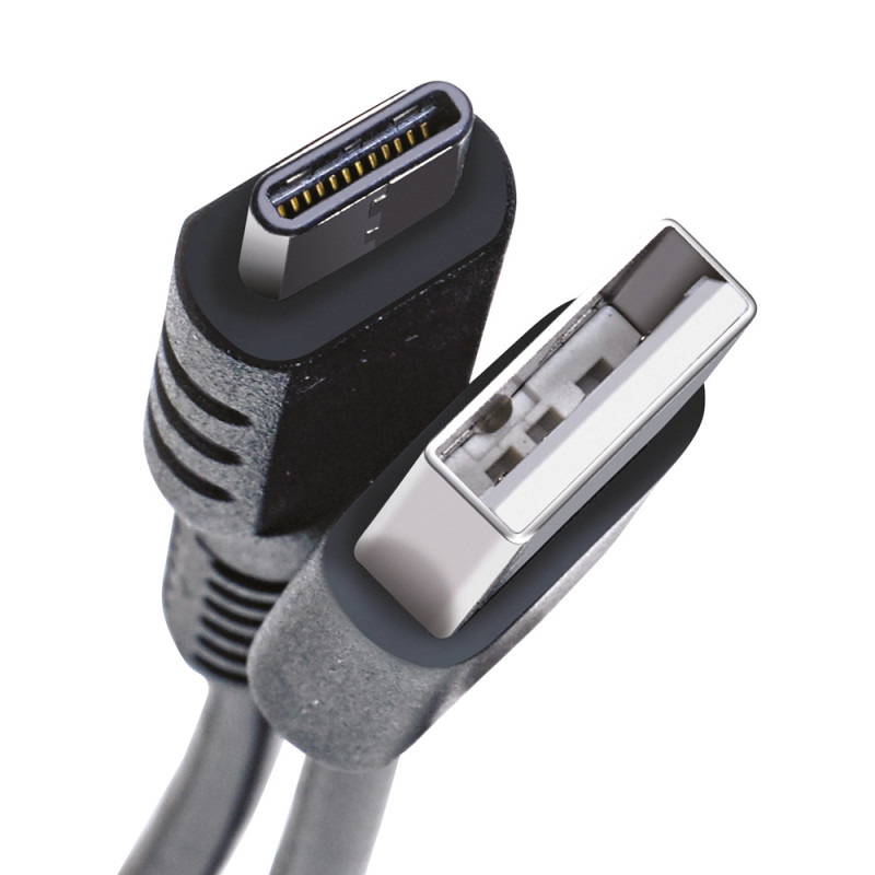 Câble de données USB C 2 m noir