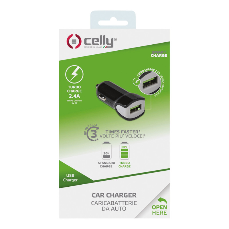 Chargeur de voiture USB Turbo 2,4 A Chargeur de voiture USB Turbo 2,4 A