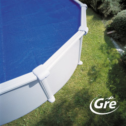 Bâche à bulles pour piscine ovale 5 x 3 m GRE