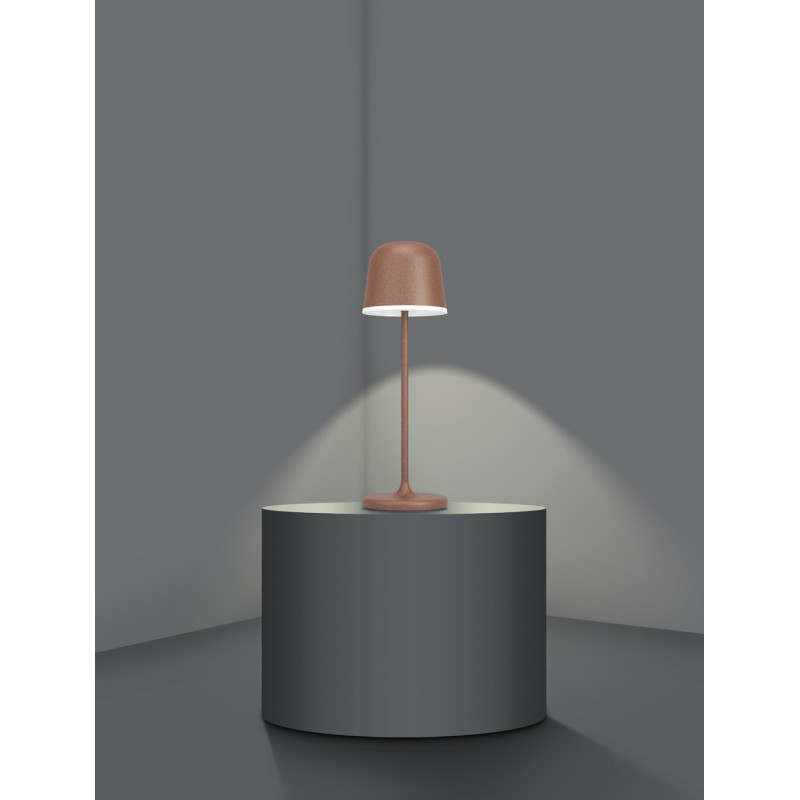 Lampe à poser LED Mannera brune USB 2,2 W EGLO