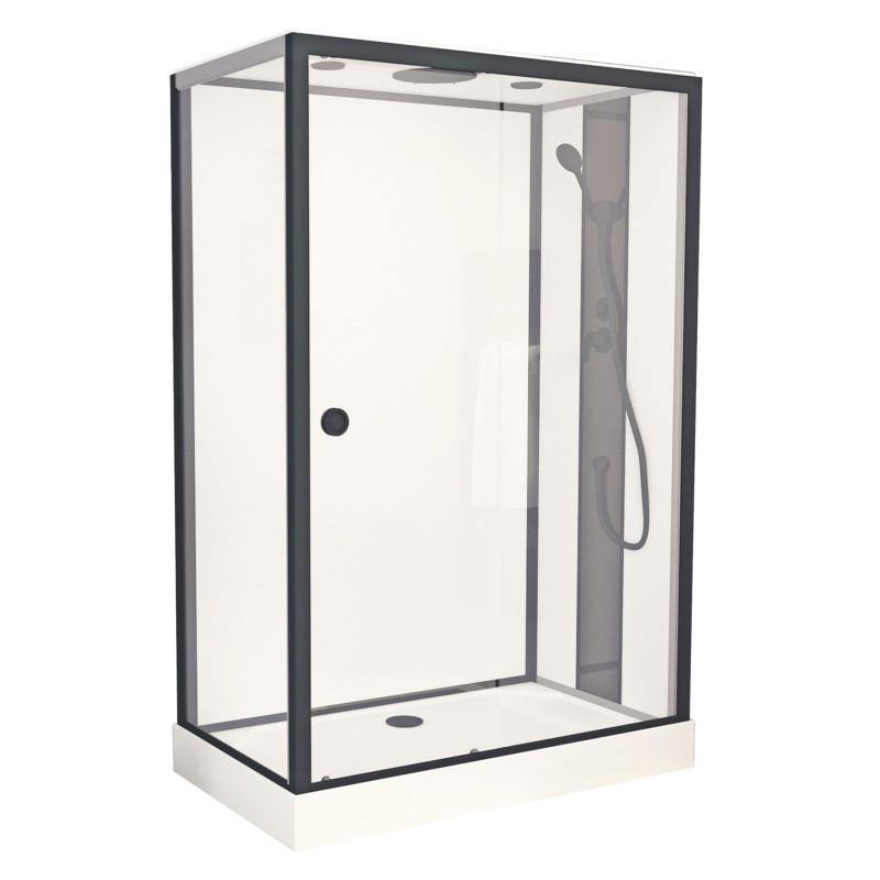 Cabine de douche Gonea rectangulaire 80 x 140 x 220 cm ONDEE