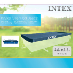 Bâche de protection pour piscine tubulaire de 4,5 x 2,2 m INTEX Bâche de protection pour piscine tubulaire de 4,5 x 2,2 m INTEX