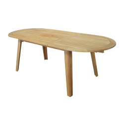 Table de jardin extensible Lola 180-240 x 100 cm