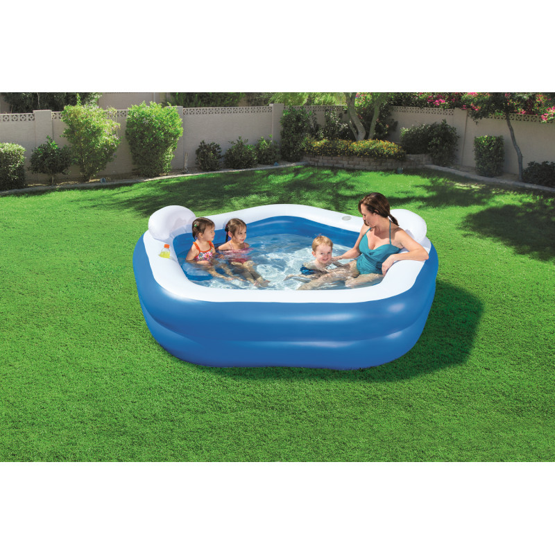 Piscine gonflable Family 2,13 x 2,07 x 0,69 m BESTWAY Piscine gonflable Family 2,13 x 2,07 x 0,69 m BESTWAY