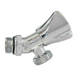 Robinet orientable auto-étanche à clapet pour machine à laver M 1/2" SOMATHERM
