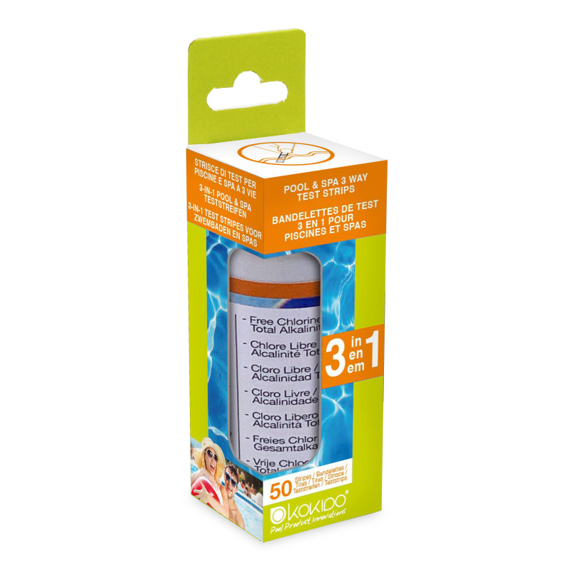 Kit pour analyse d'eau 50 pièces Kit pour analyse d'eau 50 pièces