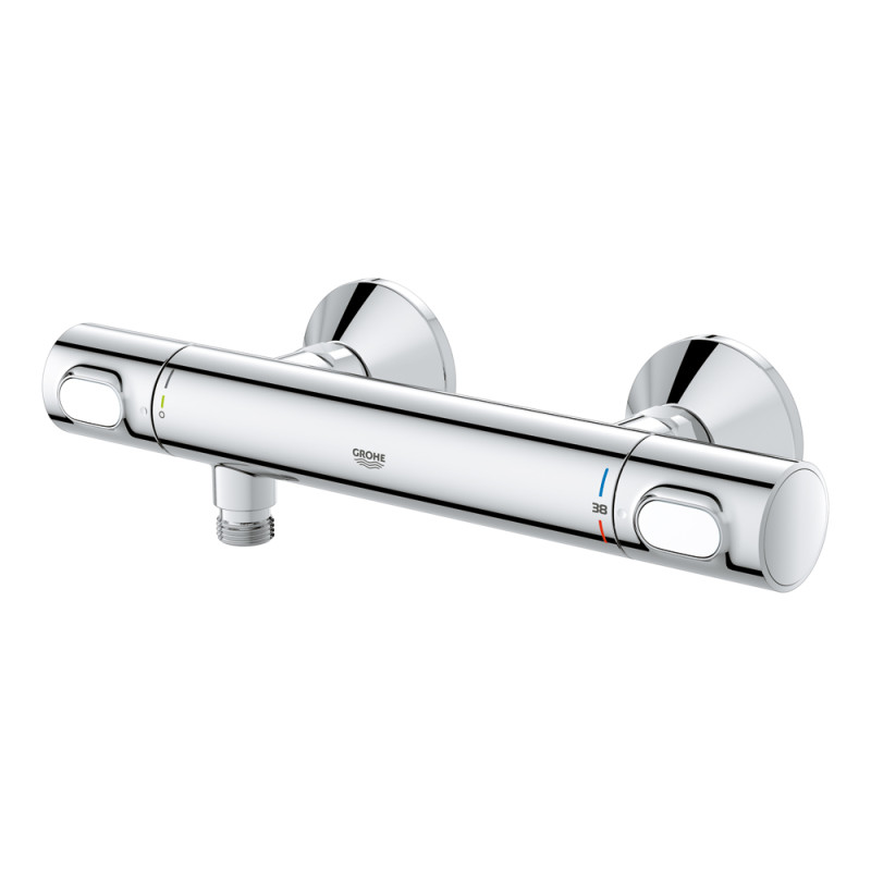 Mitigeur de douche thermostatique Precision Flow chrome GROHE Mitigeur de douche thermostatique Precision Flow chrome GROHE