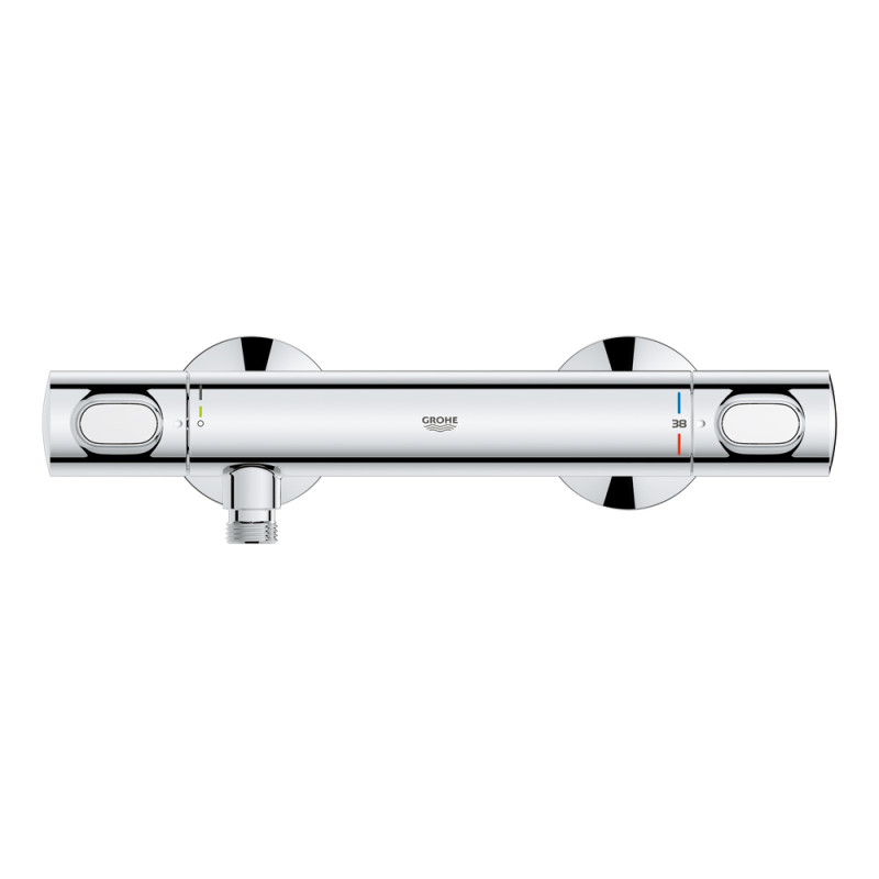 Mitigeur de douche thermostatique Precision Flow chrome GROHE Mitigeur de douche thermostatique Precision Flow chrome GROHE