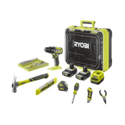 Perceuse-visseuse sur batterie RPD18-2C20TAH 18 V 2 x 2 Ah RYOBI