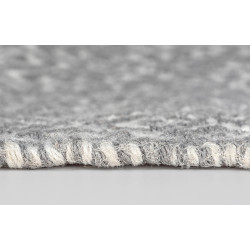 Tapis de salle de bain Abai blanc et gris 50 x 80 cm WENKO