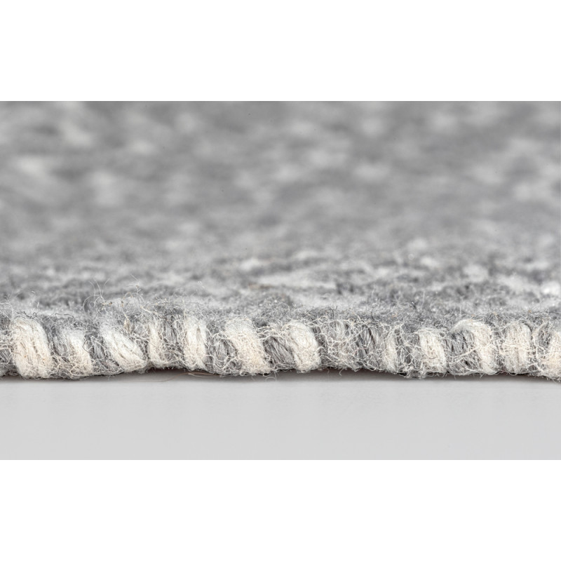 Tapis de salle de bain Abai blanc et gris 50 x 80 cm WENKO