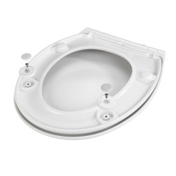 Abattant de toilette Gubbio blanc WENKO