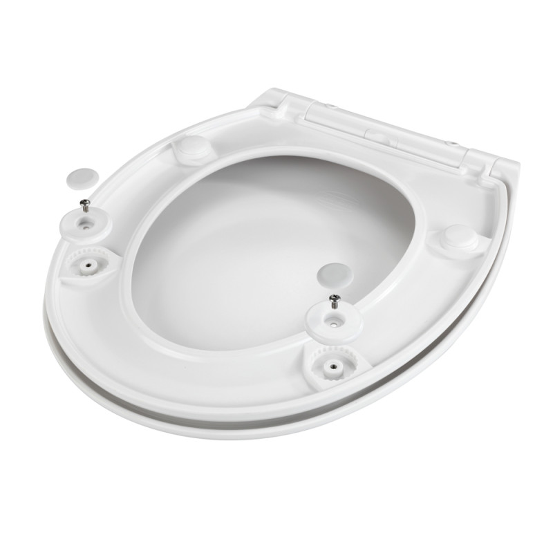 Abattant de toilette Gubbio blanc WENKO