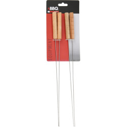 Brochette pour barbecue 40 cm 4 pièces