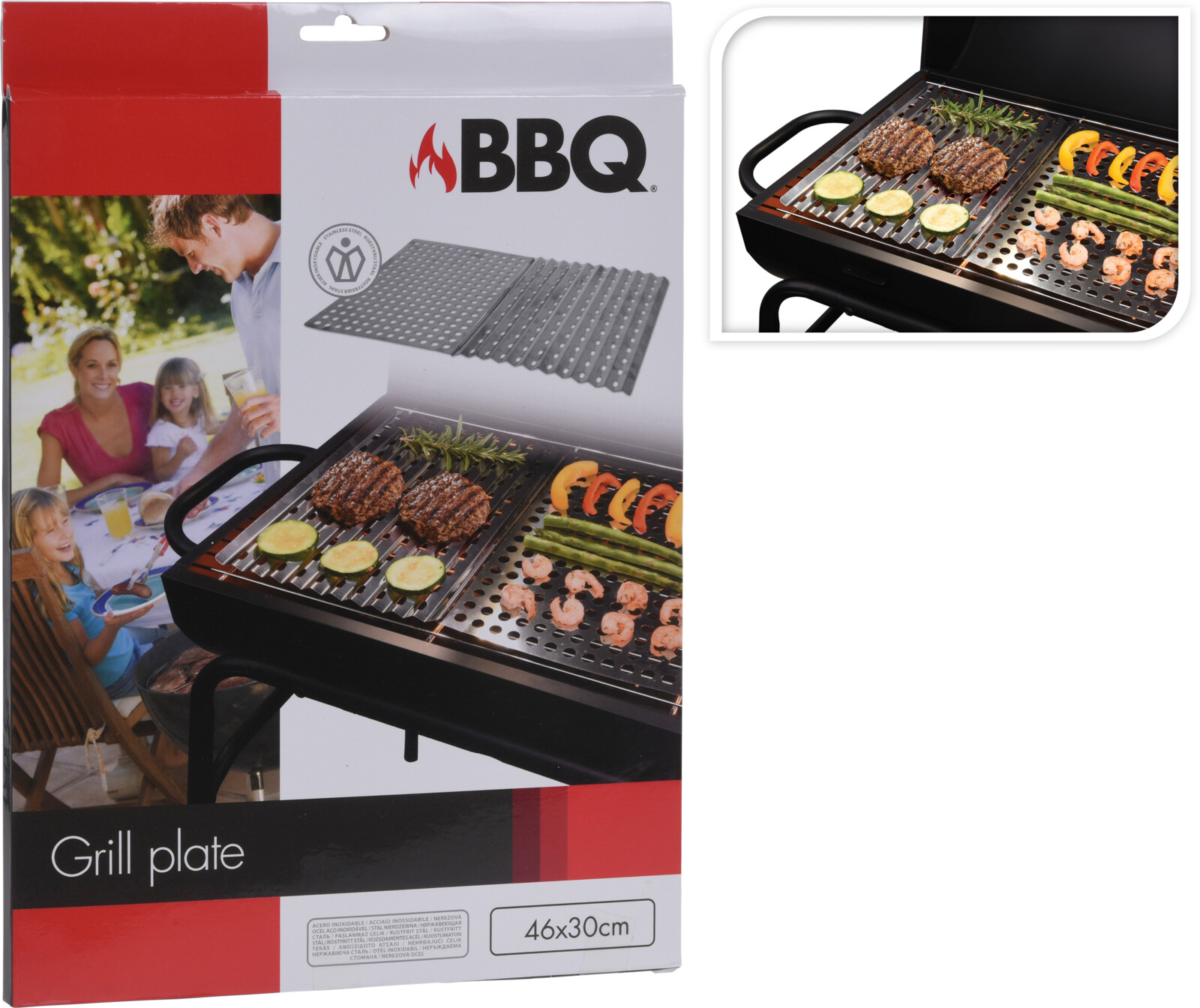 Grille de cuisson pour barbecue arena et loewy 55 argent Barbecook