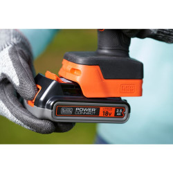 Sécateur sur batterie BCPP18D1-QW 18 V 2 Ah BLACK+DECKER