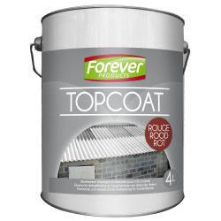 Revêtement pour toiture Top Coat rouge 4 L FOREVER