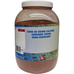 Pigment naturel terre de Sienne calcinée 2,5 kg FOREVER